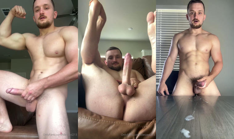 Jerking off and shooting a huge load across my table – Blessed213