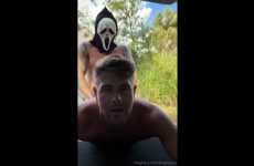 KingLouisIX and TampaTom – A Halloween fuck against the car