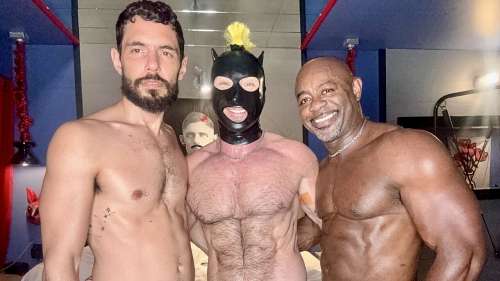 Trio at Gaythering Miami – Aaron Trainer, Nandomangnoxl, OzhawkDaddy have a threesome