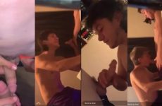 Twinks blow eachother before bed