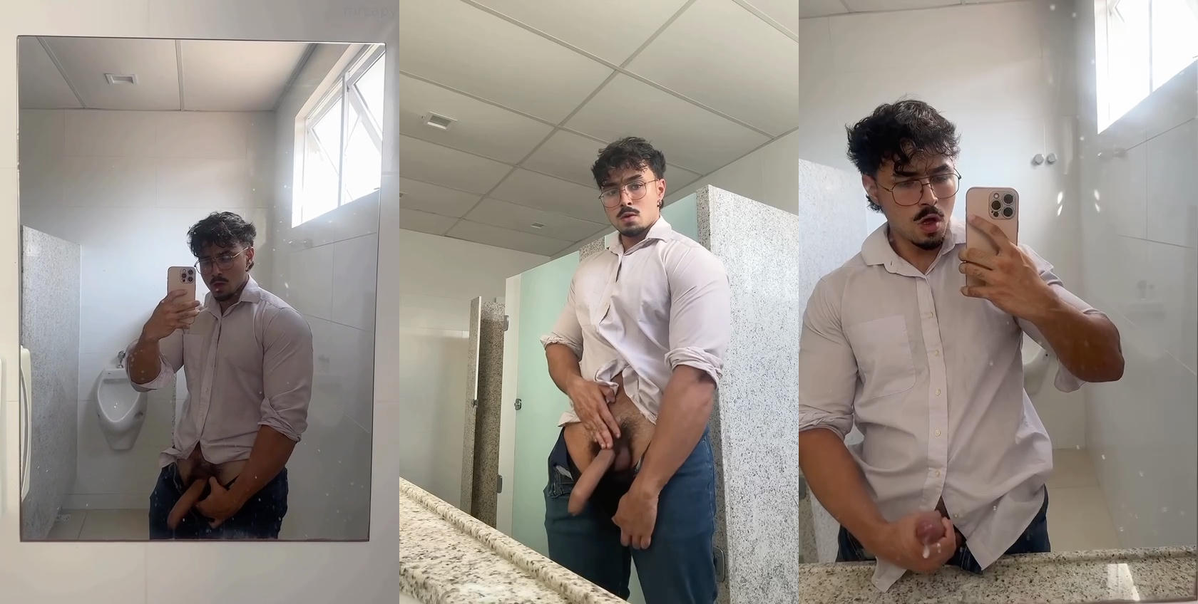Quick jerk off in the restroom – Capy (mrcapy)