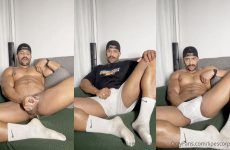 Jerking off and cumming over my sock – Lipe Scorpion (lipescorpion)