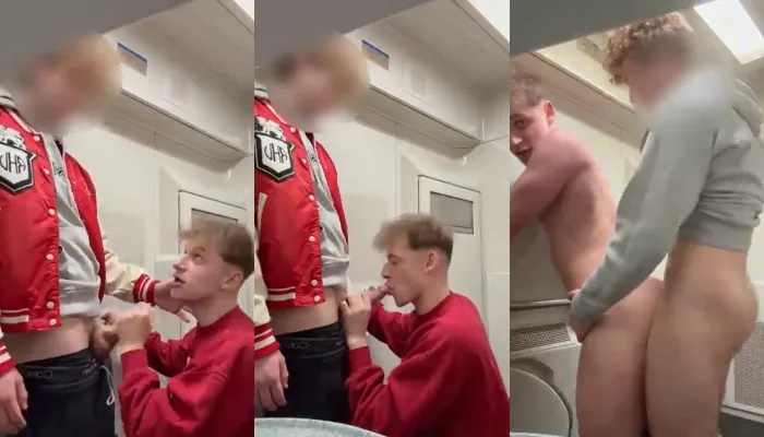 Kyler Stone – getting fucked by a college jock in the train bathroom