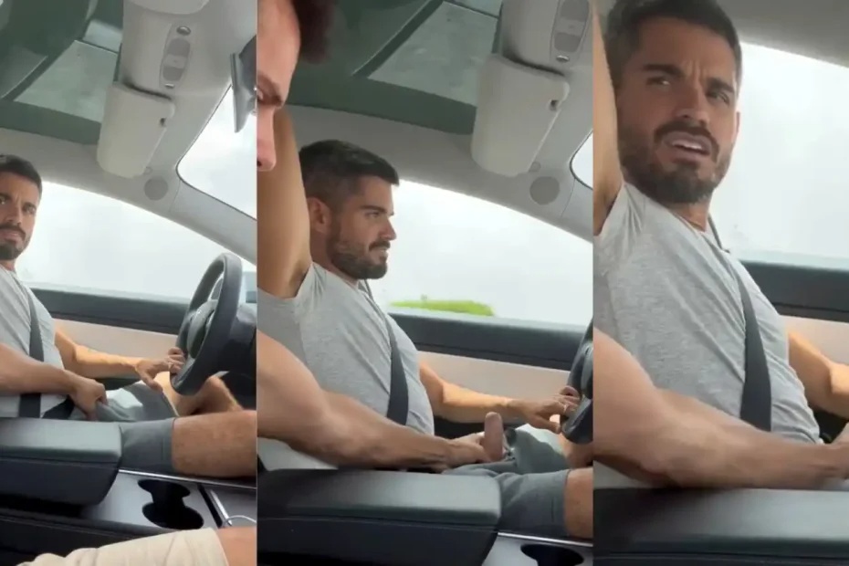 Jerking him on the road