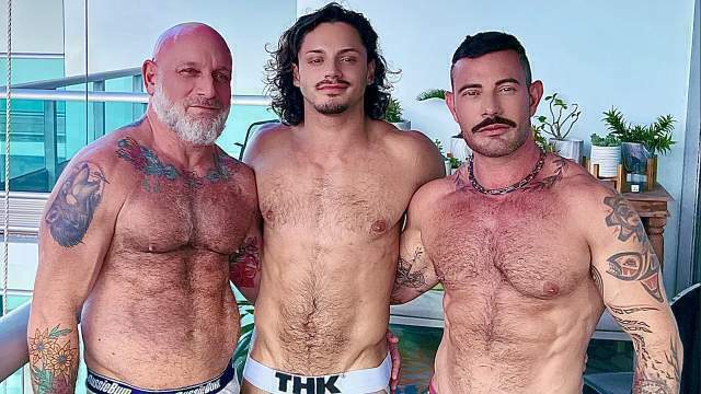 Luca del Rey, SexyStache and TheDaddyFinger fuck