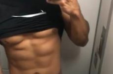 Sepanta Arya (hunksep) in bathroom on the plane