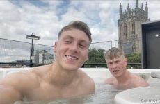 Gay 0161 Couple – Hot Tub Fuck