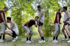TheStepBrothers – quick blowjob and jerk off on a hike