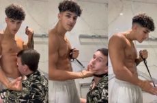 Sepanta – Punishing ldnfootslave_9595 and making him worship my abs