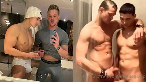 Levy Van Wilgen and Ferdinand Diego jerk off