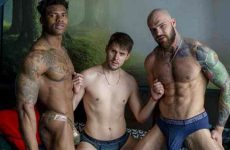 Valdemar Santana, Ostine Brown and Dmitry Osten fuck