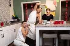 Greek Freaks – Joey Mills, Joey Dane, Mika Ayden fuck eachother