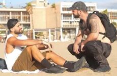 Picked Up on the Beach – Damien B and Pietro fuck