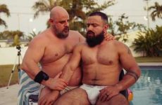 TouchAsmr and Damian – poolside massage and worship