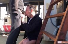 Dimitri Star and Leo Blue – roof sex with a twink