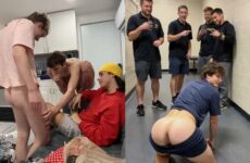 Drunk "straight" guys play with their cocks in the van - JustTheGays.com - Stream the newest and hottest free gay porn videos from OnlyFans, JustforFans, GayForFans, myvidster, and 4myfans