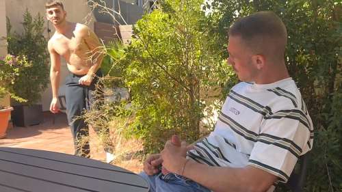 Apolo Adri and Chez Ortiz fuck on the deck