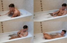 irish-x takes a bath