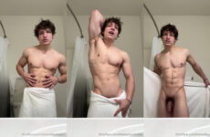 Showing off my muscular body and cock after a shower – Benjamin Verbeck (therealbenitalian)