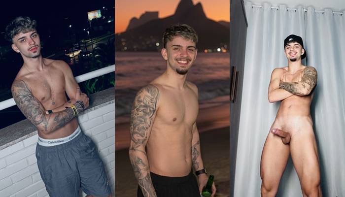 Weverton Andrade shows off his cock – a compilation