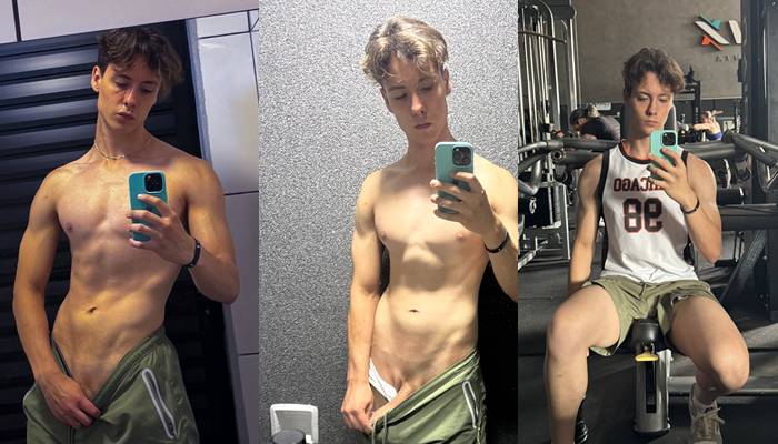 Marcos Mazur jerks off and plays with toys – a compilation