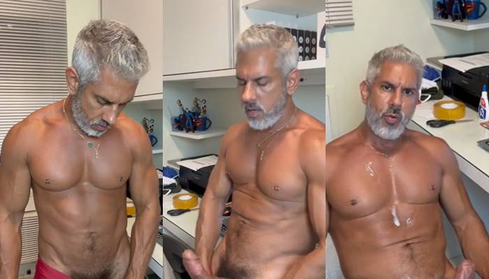 Marcelo Caiazzo jerks off with a toy