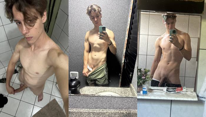 A clip of influencer Marcos Mazur fucking himself with a dildo