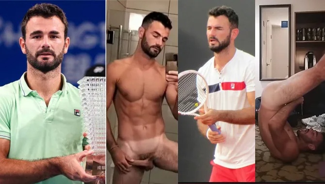 Professional tennis player’s jerk compilation