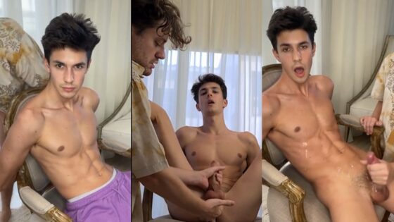 Xanderboyx – tied to the chair and jerked