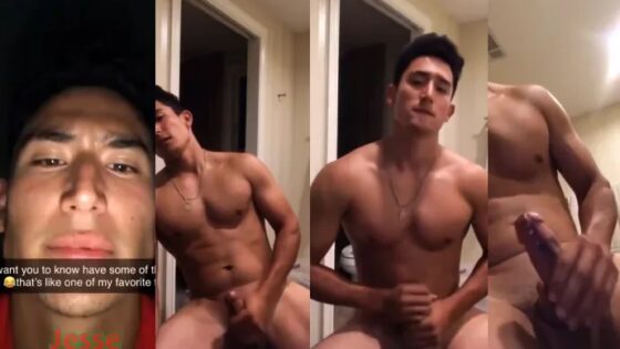 Athletic asian stud’s jerk videos