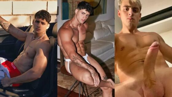 Heyitssimon shows off his body and jerks off – a compilation