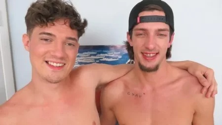 Mason Brooks Gives Andy Adler Bareback Creampie