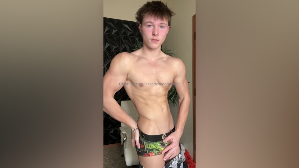 Showing off my young fit body Evan vanderzanden