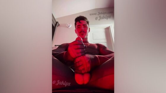 Superhero spandex roleplay while stroking my big cock – Jake Andrich (Jakipz)