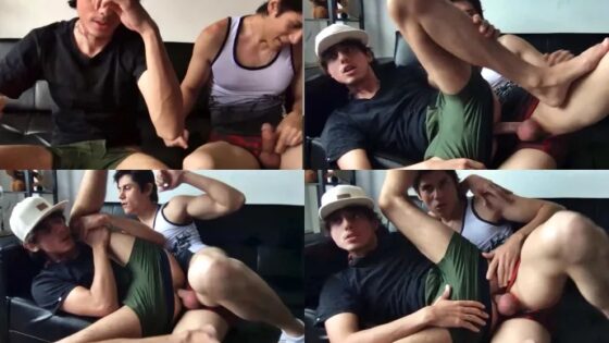 Young guys fuck still clothed