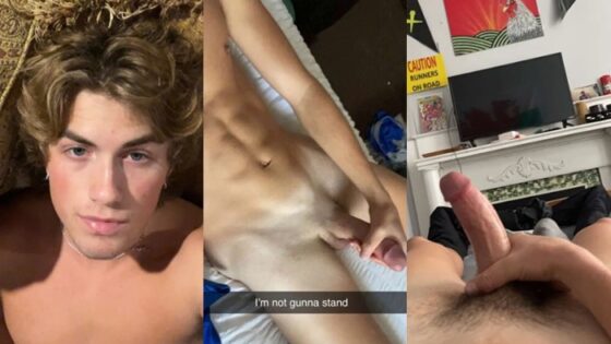 College hunk jerks and plays with his cock – a compilation