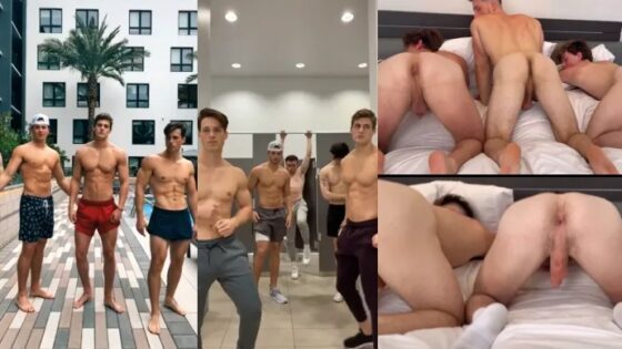 Nick Sandell and friends show off their holes