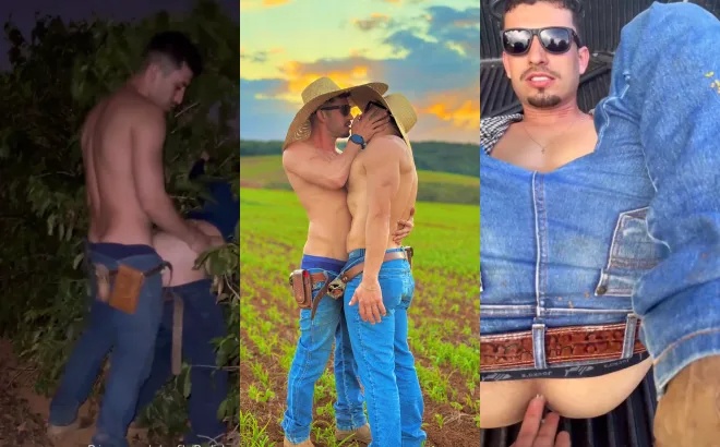 Hot farmers fuck in the bed of the truck – dedinho