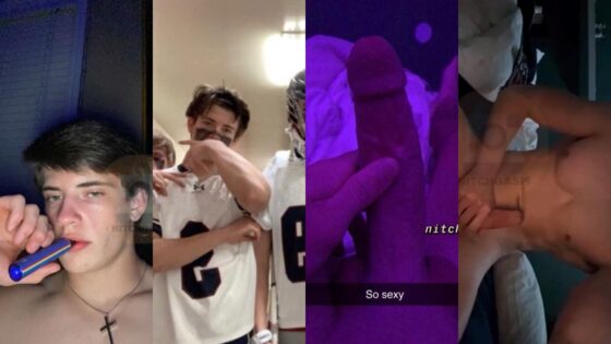 Fit twink athlete jerks off – a compilation