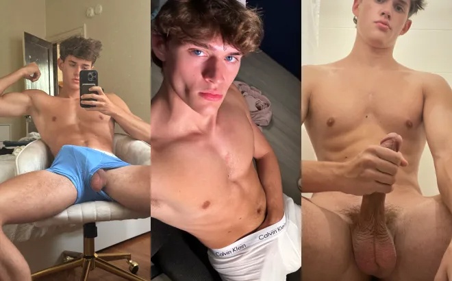 Jrtwunk jerks off, plays with his ass, and gives himself a facial – a  compilation