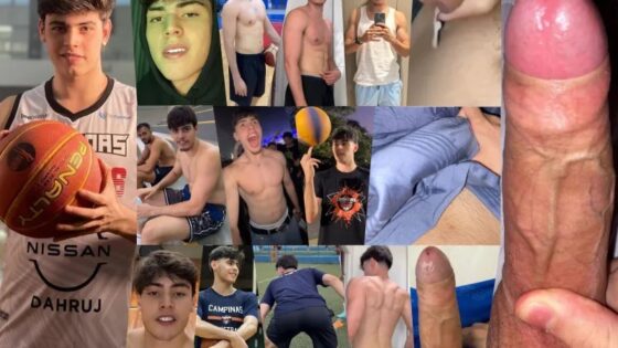 Young basketball jock’s jerk video