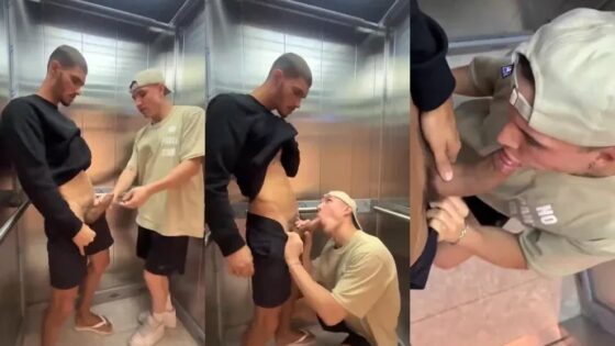 Fooling around in the elevator leads to fucking