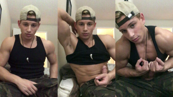 Reno Gold – Stroking my cock while flexing and showing off my ass