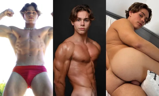 Young, muscular twink’s jerk videos