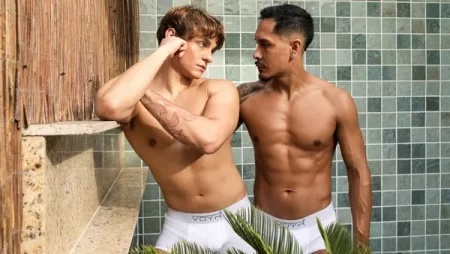 Bruno Draco gets fucked by Joshua Mateo – Bareback Outdoors