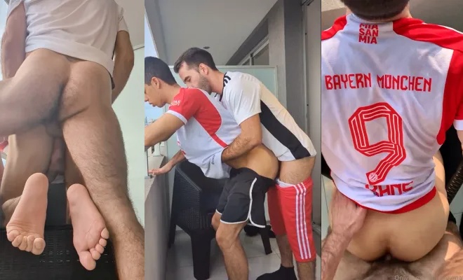 Onlymati69 gets fucked on the balcony for the city to watch