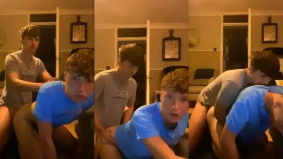 Twinks spend the night fucking