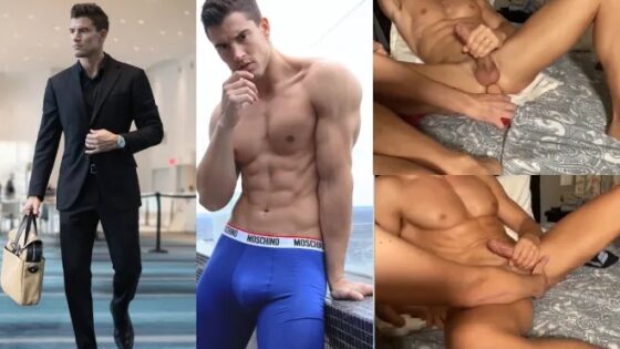 Raymondfit gets fucked with toys while he jerks off