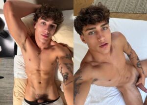 Chase Parker (chasexparkerr) jerks off in the shower