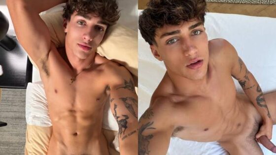Chase Parker (chasexparkerr) jerks off in the shower